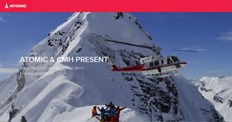 ENTER to WIN at Heli Ski Adventure with CMH Heliskiing and Atomic Skis